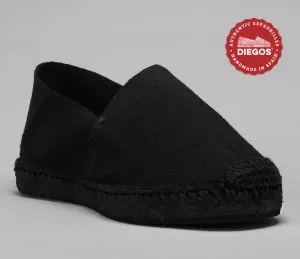 All black espadrilles