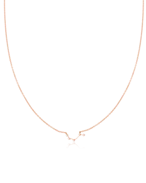 Aries Constellation Necklace - 18K Rose Vermeil