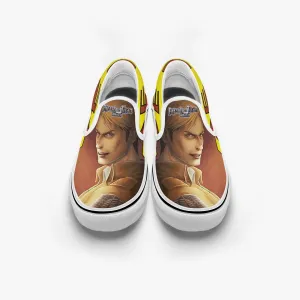 Attack On Titan Erwin Smith Slip Ons Anime Shoes