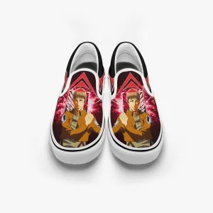 Attack On Titan Jean Kirstein Slip Ons Anime Shoes
