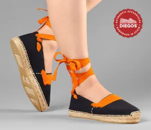 Black basque espadrilles