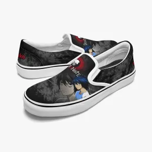 Death Note 'L' Slip Ons Anime Shoes