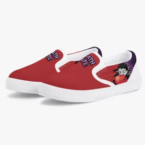 Death Note Ryuk Red Kids Slip Ons Anime Shoes