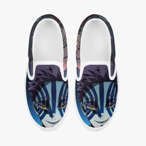 Demon Slayer Akaza Kids Slip Ons Anime Shoes