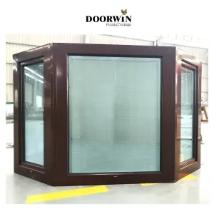 Doorwin 2021sale anti-noise aluminum church glazing cheap house vw bay bus retrovisor upvc fixed custom packaging window bow