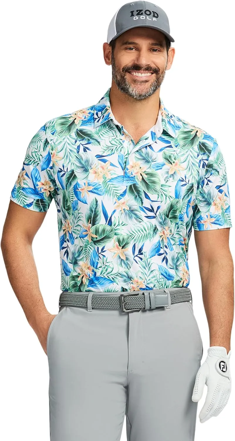 IZOD Men's Swingflex Elite Short Sleeve Golf Polo