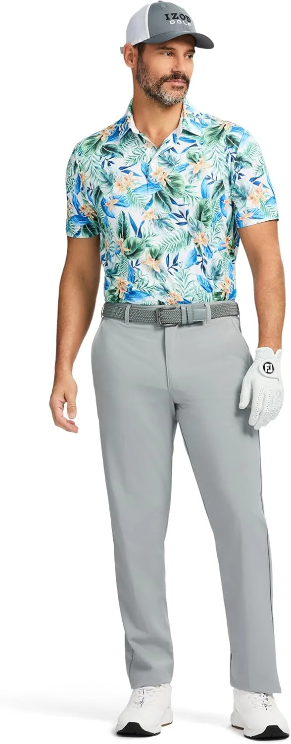 IZOD Men's Swingflex Elite Short Sleeve Golf Polo