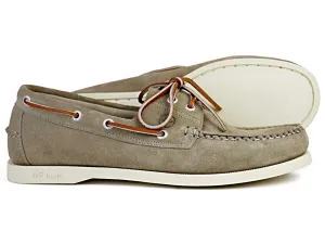 MAINE Mens Orca Bay Deck Shoe - Taupe Nubuck