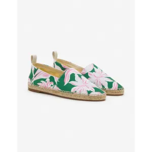 Men Flowers Print Espadrilles - Multico Design