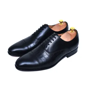 Phillips - Black Calf Oxford Shoes