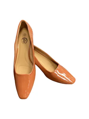 Shoes Heels Kitten By Clothes Mentor In Orange, Size: 11