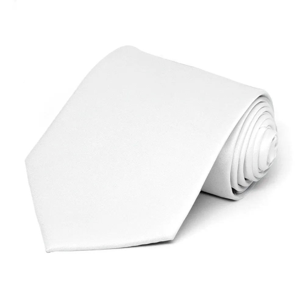 White Staff Tie