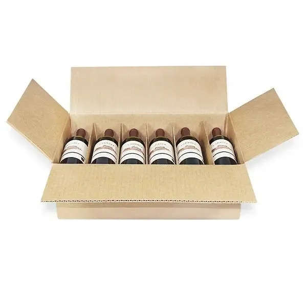 Wine Storage Box Kit - Twelve (12) Bottle (w/ folding partition)